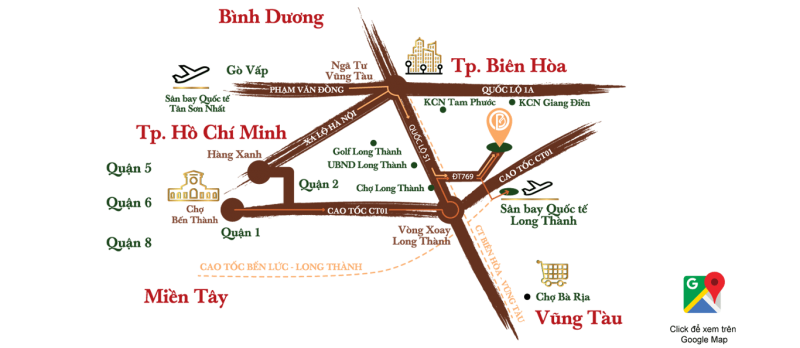 Google Map Công Viên Nghĩa Trang Hoa Viên Bình An