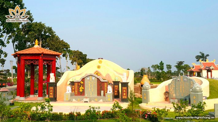 Hình mộ thực tế tại Hoa Viên Bình An