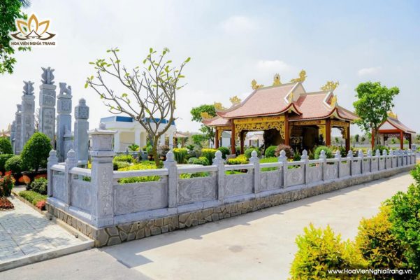 Mộ gia tộc-hình ảnh thực tế tại công viên nghĩa trang Hoa Viên Bình An