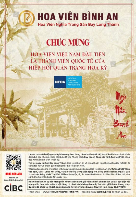 Chúc mừng ra nhập hội quản trang hoa kỳ